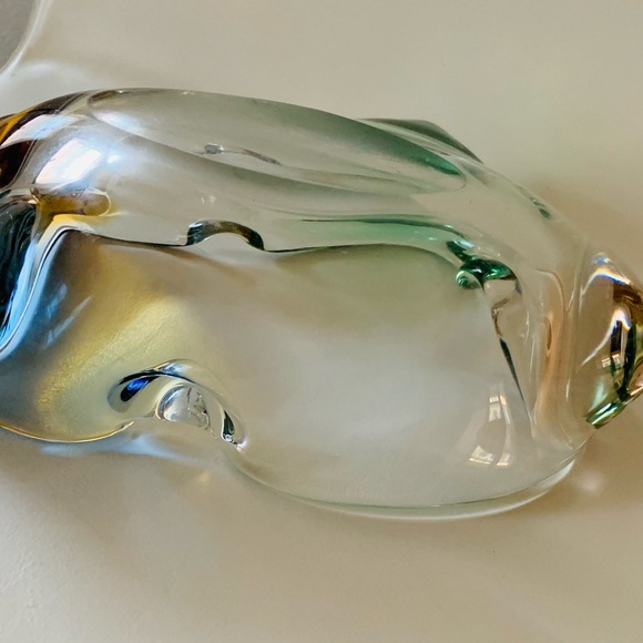 Frantisek Zemek “Rhapsody” Glass Bowl Bohemia Czech Studio Art 1950 - Picture 7 of 12